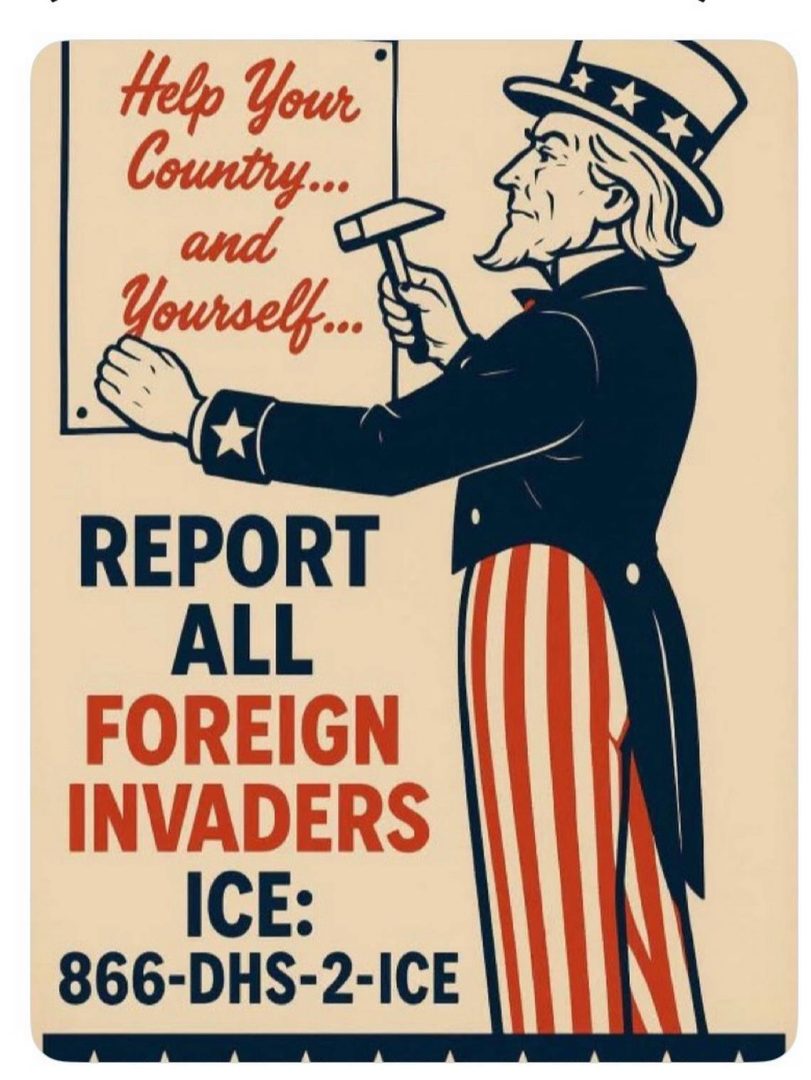 DHS poster released June 12, 2025